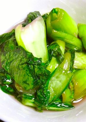 青梗菜の、梅酢漬け-レシピのメイン写真