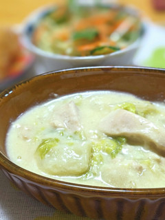 ルー不要♪白菜と鶏むね肉のクリーム煮-レシピのメイン写真