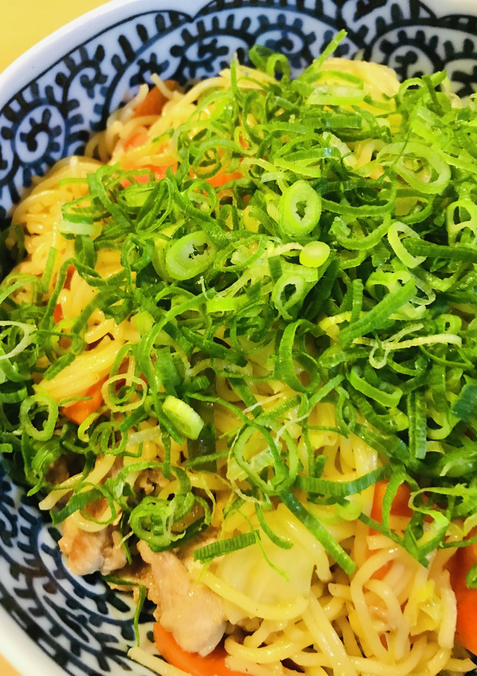 マルちゃん焼そば●豚こまぎれ＆ネギ焼そば-レシピのメイン写真