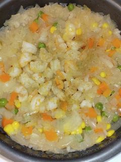 炊飯器で炊くだけ海老ピラフ-レシピのメイン写真