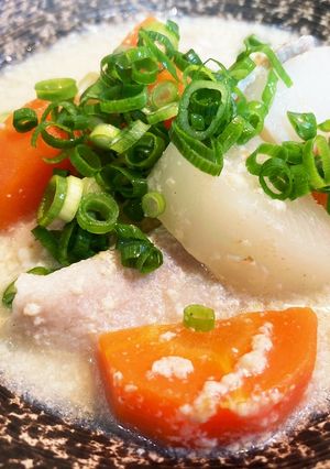 大根と豚バラの豆乳煮-レシピのメイン写真