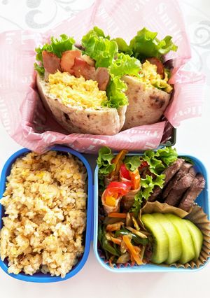 塾弁（昼、夕方軽食）2023.11.25-レシピのメイン写真