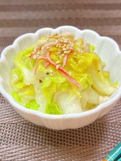 【白菜✖️カニカマ】オイマヨ濃サラダ-レシピのメイン写真