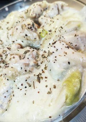 煮るだけ 里芋と白菜のチキンクリーム-レシピのメイン写真