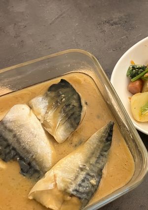 レンジで鯖の味噌煮-レシピのメイン写真