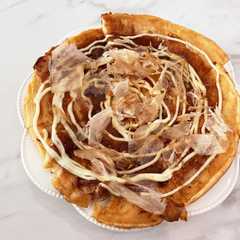 รูปของ たこ焼き粉でお好み焼き