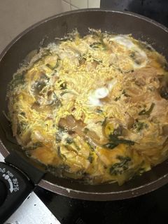 ニラ玉親子丼-レシピのメイン写真