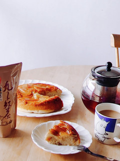 林檎胡桃ケーキ☆クラフト紅茶★ミルク紅茶-レシピのメイン写真
