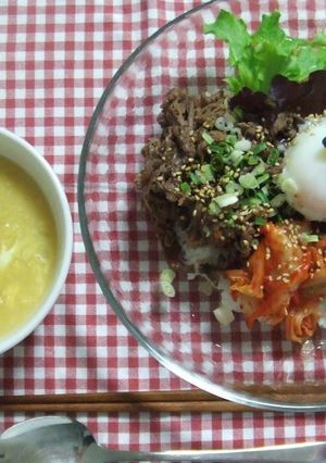 焼肉といろいろ乗っけごはん-レシピのメイン写真