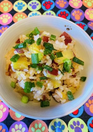 さつまいもの炊き込みご飯●ガリバタ醤油味-レシピのメイン写真