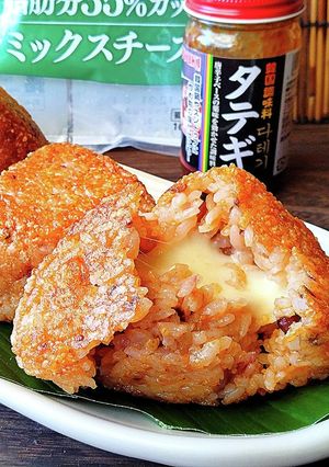 韓国風チーズ焼きおにぎり-レシピのメイン写真