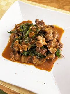 砂肝とニラのカレースパイスソース炒め-レシピのメイン写真