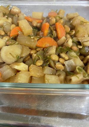 根菜・納豆煮-レシピのメイン写真