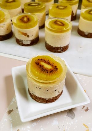 レッドキウイのムース風プチケーキ♡-レシピのメイン写真