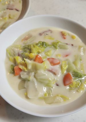 白菜のクリーム煮-レシピのメイン写真