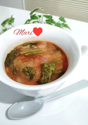 ぽかぽかトマトスープ-レシピのメイン写真