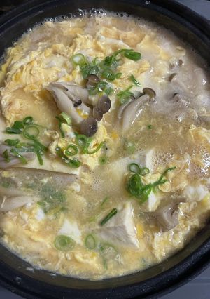 豆腐のきのこ卵あんかけ-レシピのメイン写真