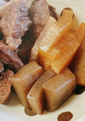 麺つゆで簡単★すじ煮込み-レシピのメイン写真