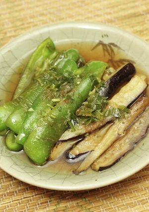 ピーマンとナスのエスニック煮びたし-レシピのメイン写真