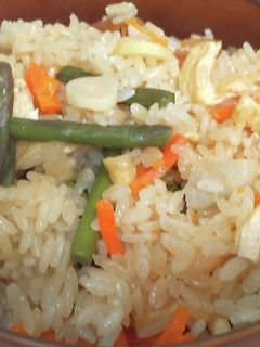 もっちり美味しい♪山菜おこわ-レシピのメイン写真