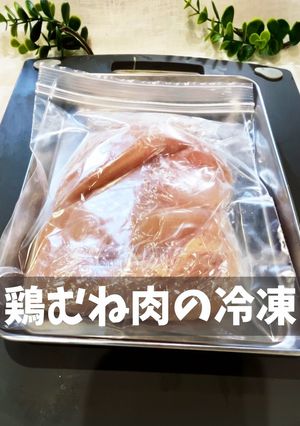 鶏胸肉の冷凍(生のまま)-レシピのメイン写真
