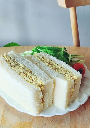 卵なし♪卵サンド☆お弁当や簡単ランチに♪-レシピのメイン写真