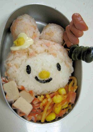 ｷｬﾗ弁★マイメロディ　可愛い鮭弁当♪-レシピのメイン写真