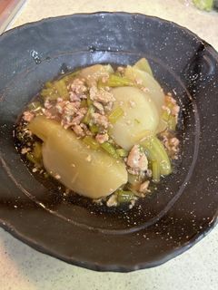 カブとひき肉のあんかけ煮-レシピのメイン写真