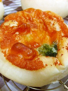 *めんたいマヨネーズパン*-レシピのメイン写真