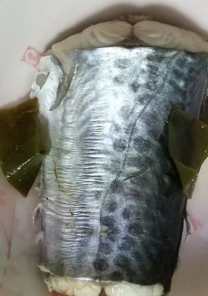 オレンジ白菜の即席塩漬け液の煮魚-レシピのメイン写真