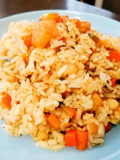 贅沢!バター醤油シーフードピラフ-レシピのメイン写真
