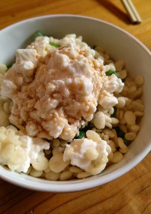 豆腐の揚げ玉丼-レシピのメイン写真