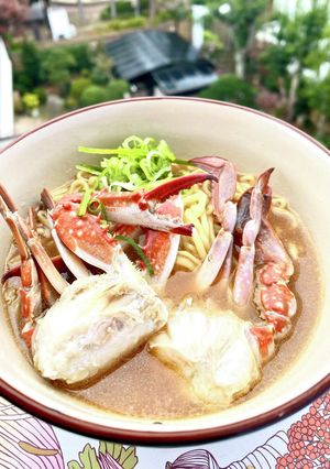 渡り蟹の味噌ラーメン-レシピのメイン写真