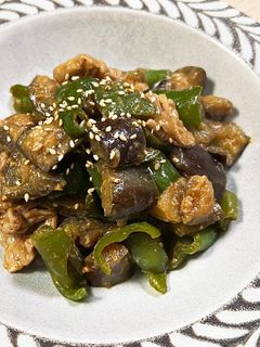 味噌炒め★豚肉ピーマン茄子-レシピのメイン写真