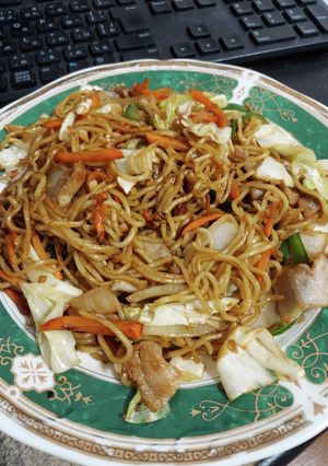 生姜とニンニク効いた野菜たっぷり焼きそば-レシピのメイン写真