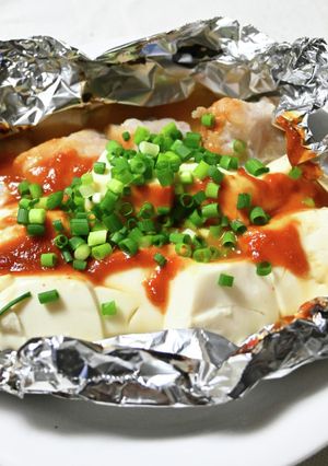 タラと豆腐の辛味噌ホイル焼き-レシピのメイン写真