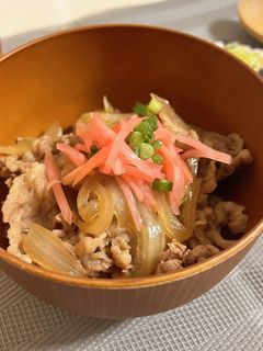 簡単!牛丼-レシピのメイン写真