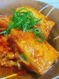 甘辛♡厚揚げのシソチーズはさみ焼き♡-レシピのメイン写真