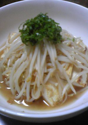 豆腐ともやしの大葉あんかけ-レシピのメイン写真
