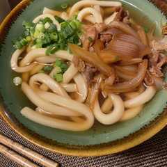 รูปของ 濃い味、あま〜い肉うどん！