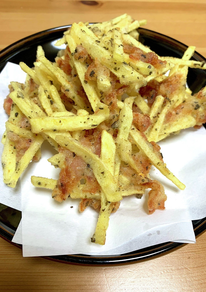 ハムとじゃが芋のかき揚げ-レシピのメイン写真