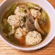 大葉香るやわらか鶏団子スープ