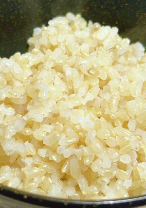 「里山のつぶ」玄米ご飯の炊き方-レシピのメイン写真