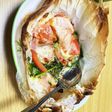 ほうれん草とトマトのチーズ焼き