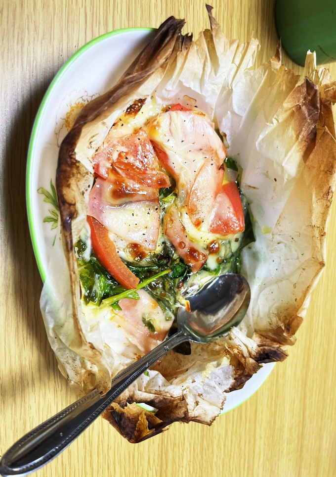 ほうれん草とトマトのチーズ焼き-レシピのメイン写真