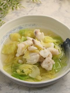 簡単!たらとキャベツの白だし煮-レシピのメイン写真