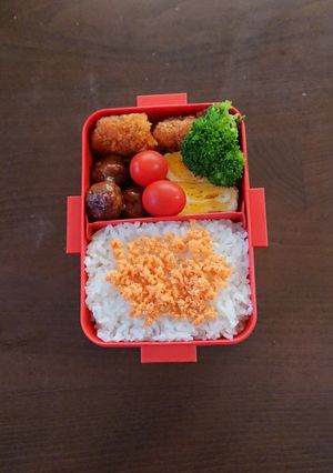 中学生女子弁当2023/11/27-レシピのメイン写真