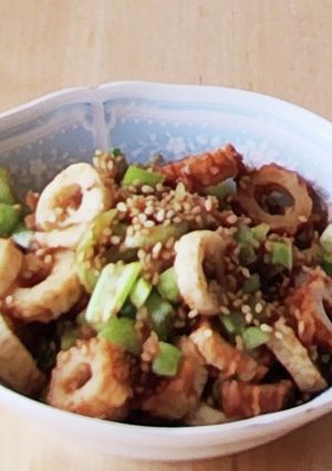 100円以下☆竹輪&大根の葉★節約☆弁当-レシピのメイン写真