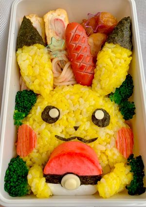 キャラ弁 ポケモン⚡️ピカチュウ-レシピのメイン写真