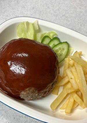 肉汁 簡単 ハンバーグ-レシピのメイン写真